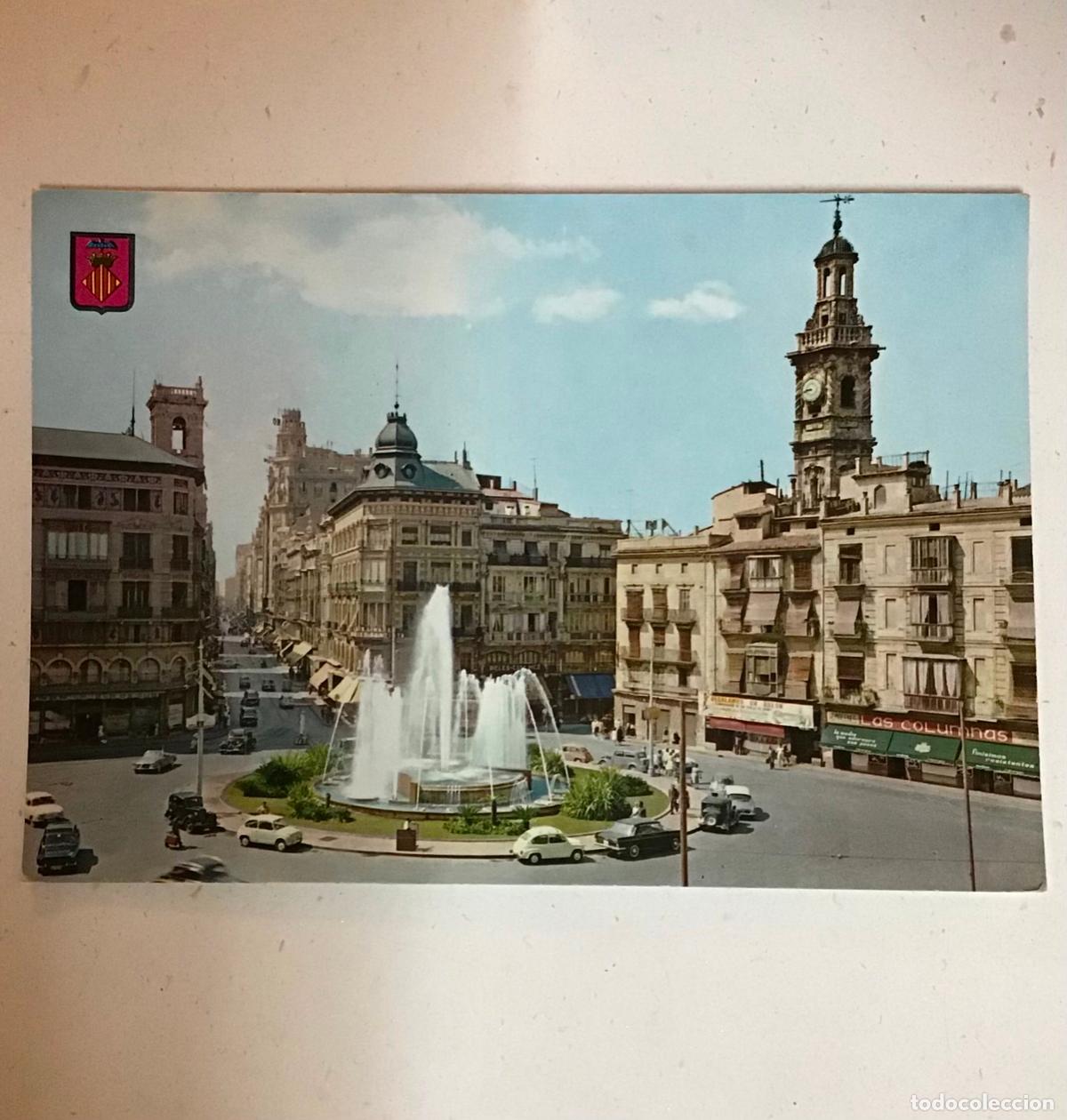 Postales: PLAZA DE LA REINA, VALENCIA 1962