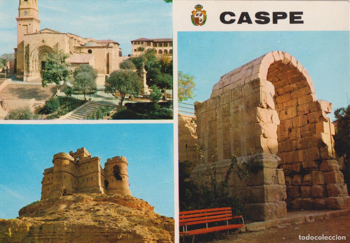 Postales: CASPE (ZARAGOZA) VARIAS VISTA DE LA CIUDAD &ndash; CUSC&Oacute; N&ordm;10 &ndash; S/C