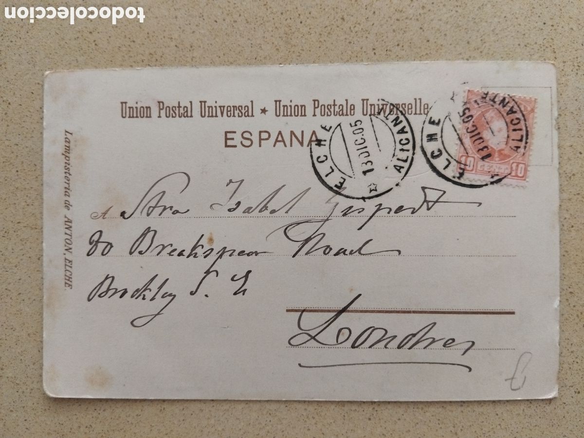 Postales: Postal Dama de Elche. Coloreada - Foto 2