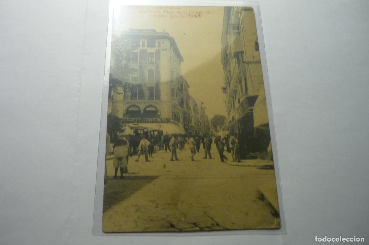 Postales: postal alicante pl constitucion esquina castelar cm
