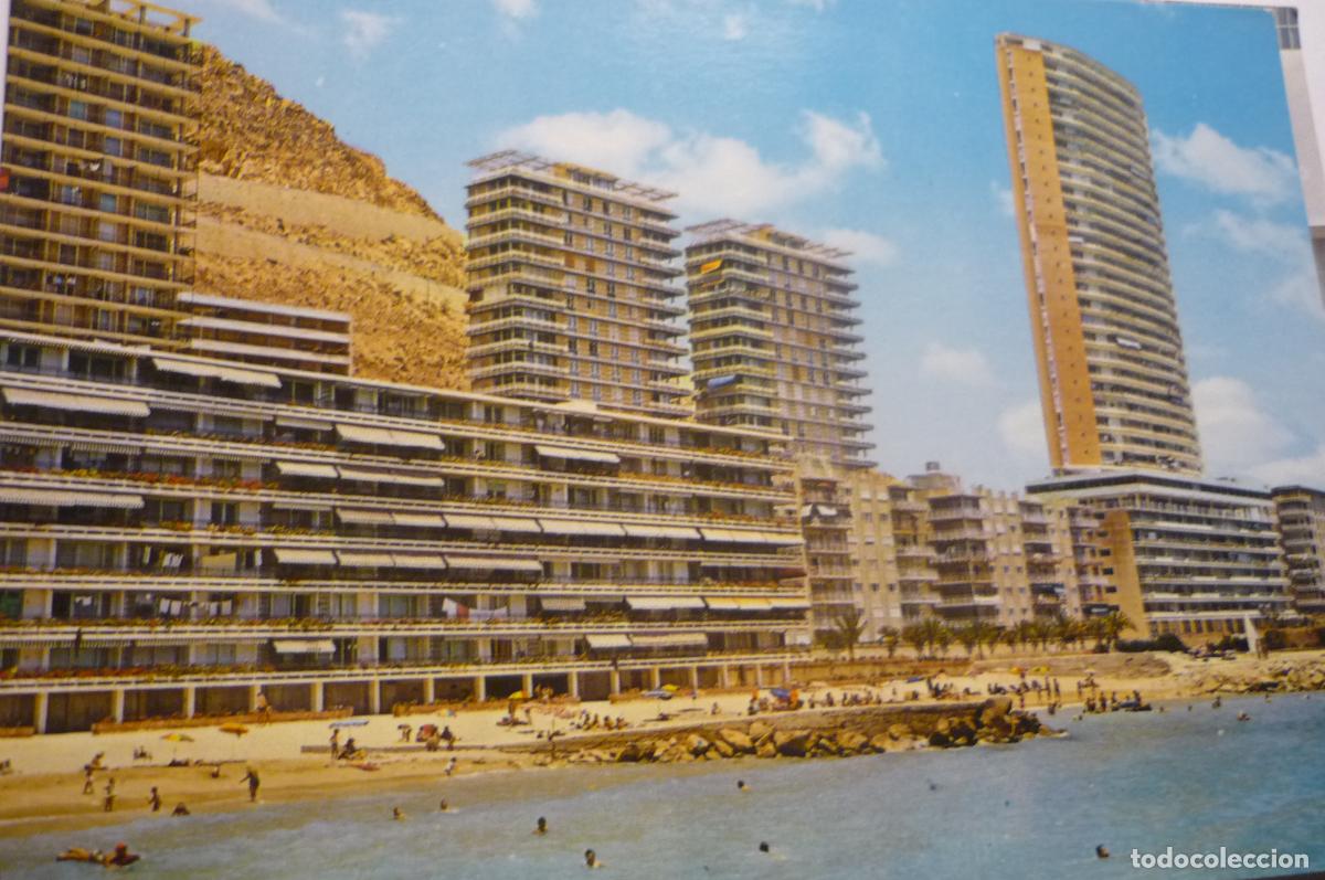 Postales: postal alicante la albufereta playa