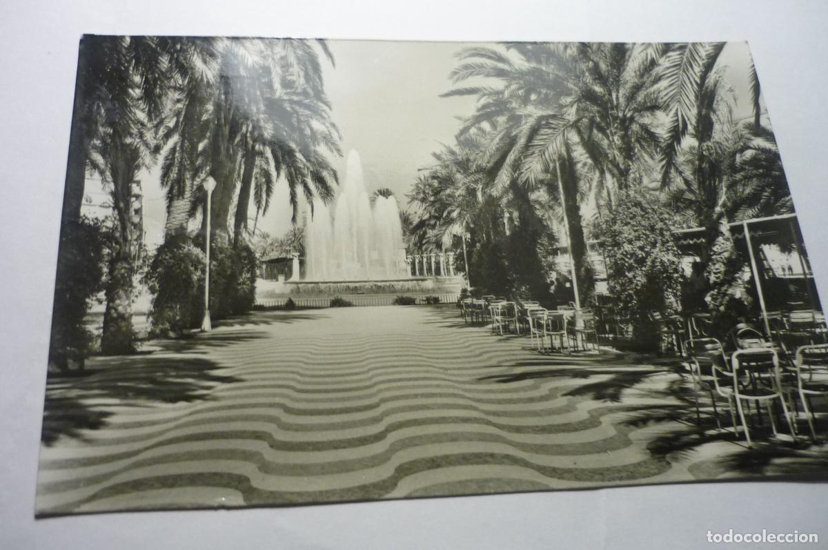 Postales: postal alicante explanada y fuente circulada