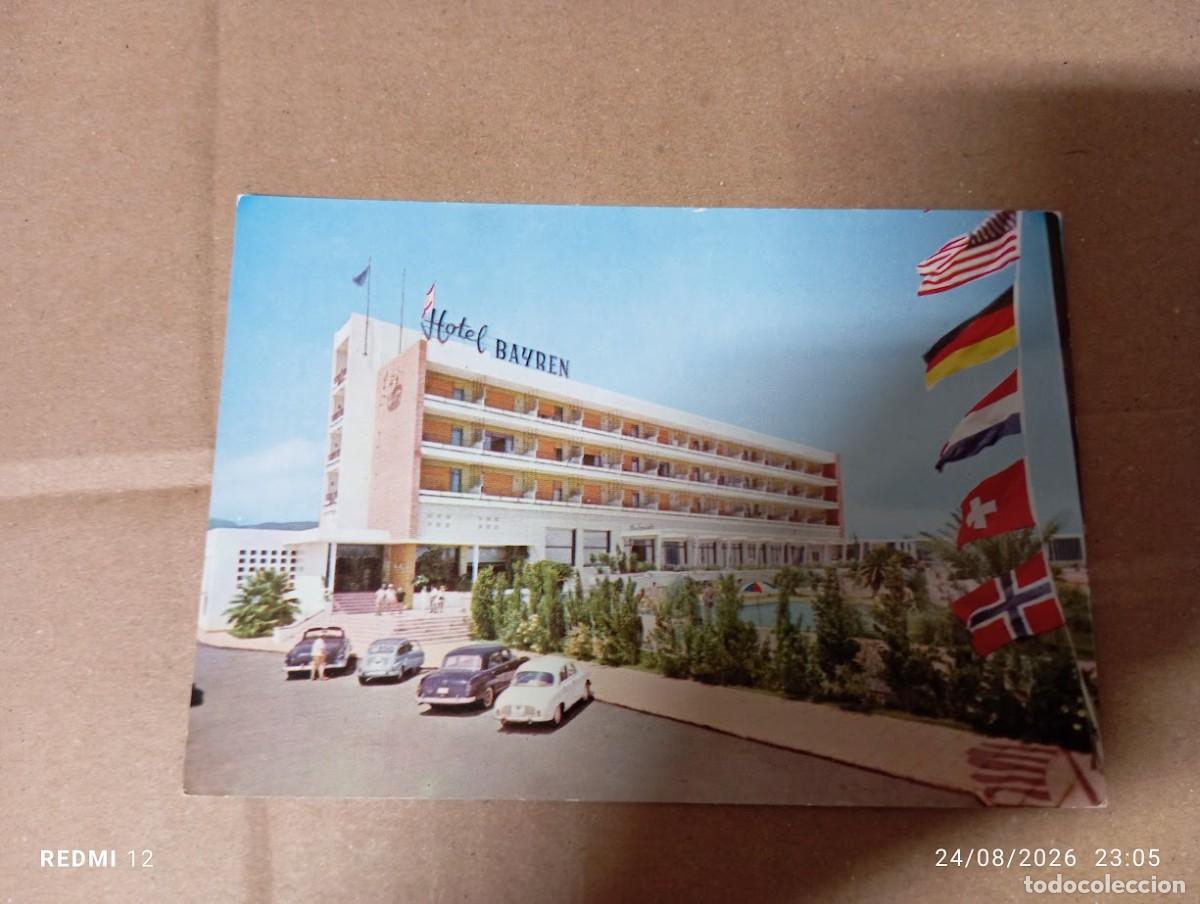 Postales: POSTAL GANDIA HOTEL BAYREN COCHES 1962
