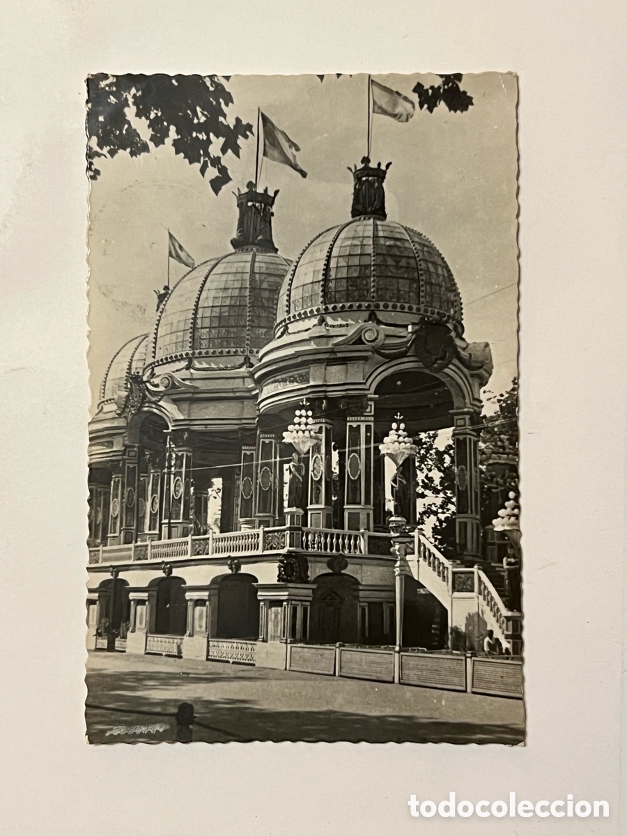 Postales: VALENCIA Postal No.173, Pabell&oacute;n del Ayuntamiento en la Feria, JDP (a.1950) Circulada
