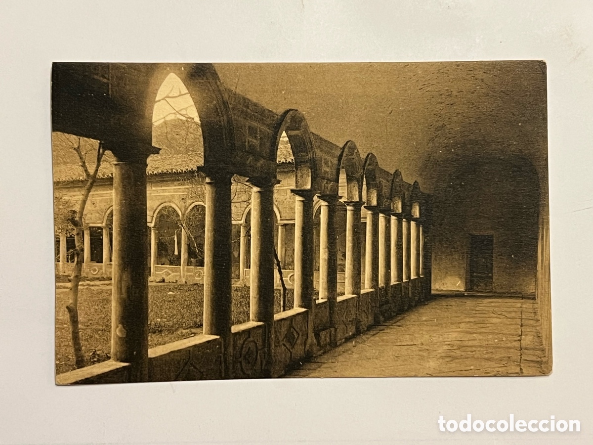 Postales: CARTUJA DE PORTACOELI (Valencia) Postal No.19, Claustro del Convento. Foto Roisin (h.1910?) S/C