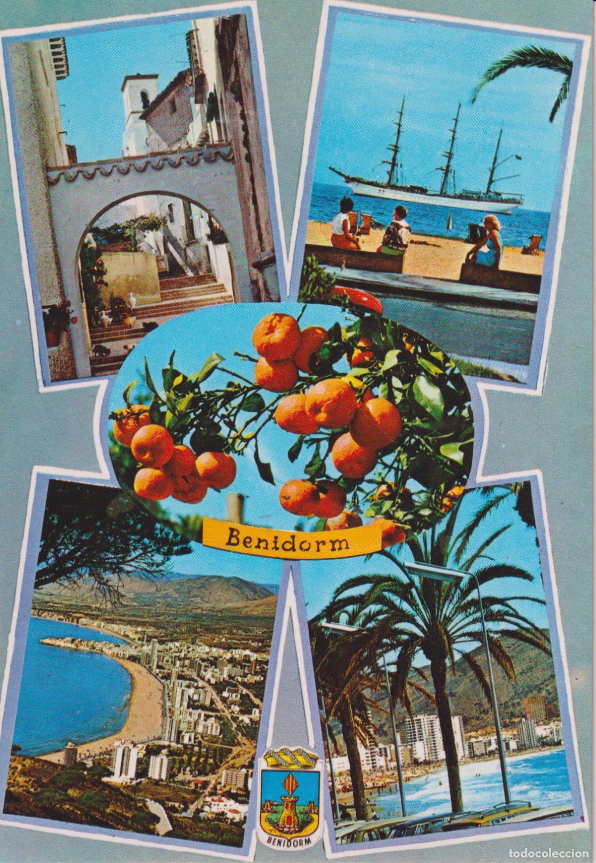 Postales: BENIDORM (ALICANTE) VARIAS VISTAS DE LA CIUDAD - FOTO RUECK N&ordm;133 - S/C