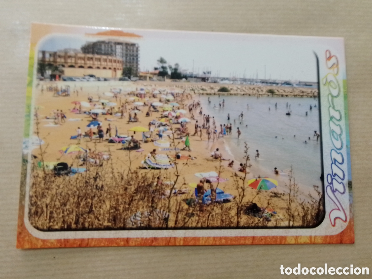 Postales: Postal playa y plaza de toros s/c