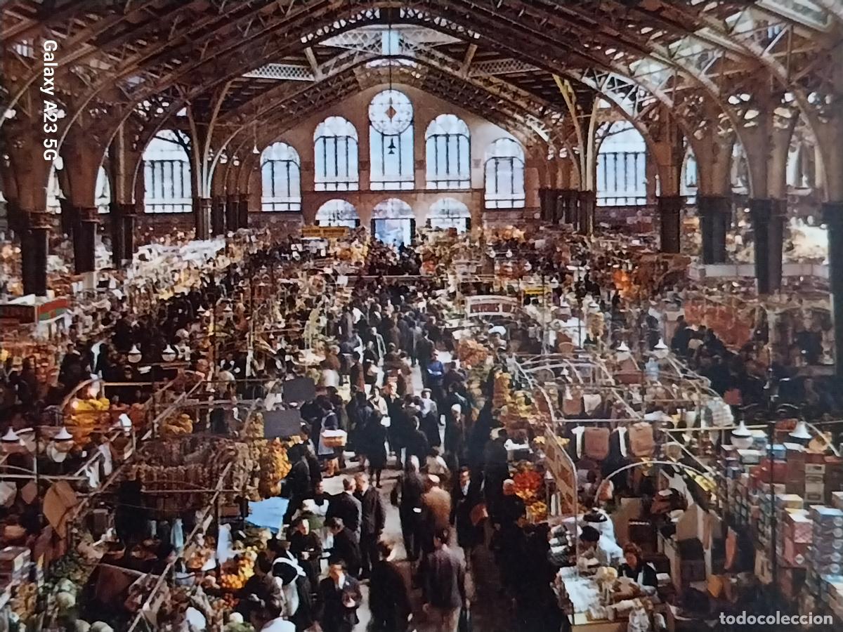 Postales: VALENCIA MERCADO CENTRAL ED FISA 1008 SC ORIGINAL MUY ANIMADA