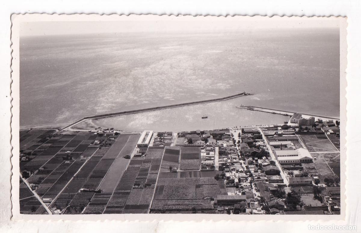 Postales: POSTAL. VISTA A&Eacute;REA DEL PUERTO DE BENICARL&Oacute;. CASTELL&Oacute;N