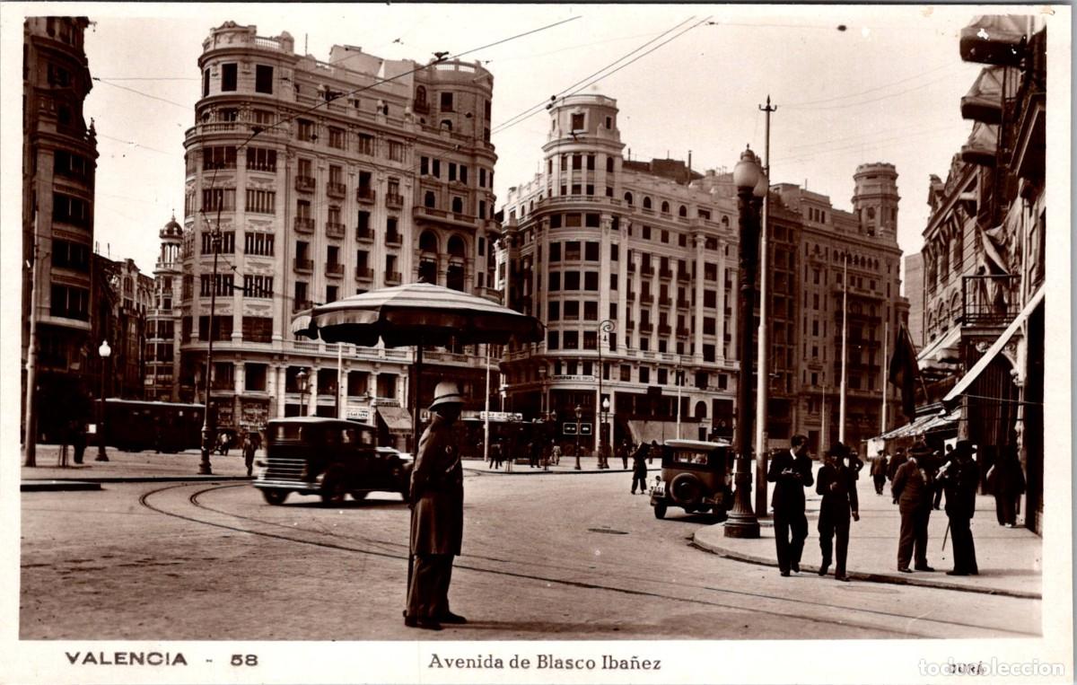 Postales: Valencia - Avenida de Blasco Ib&aacute;&ntilde;ez - Dur&aacute; 58 - 139x88mm - Urbano bajo Parasol