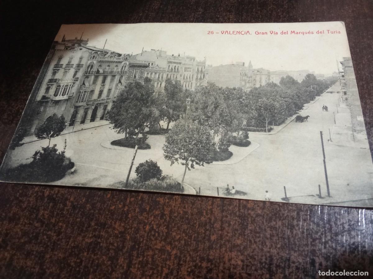 Postales: Valencia.Gran Via del Marqu&eacute;s del Turia.