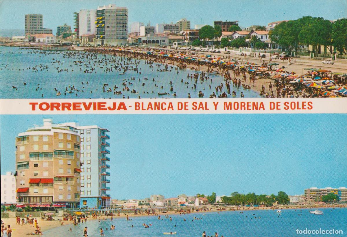 Postales: TORREVIEJA (ALICANTE) DIVERSOS ASPECTOS - COMERCIAL VIPA 6903 - CIRCULADA