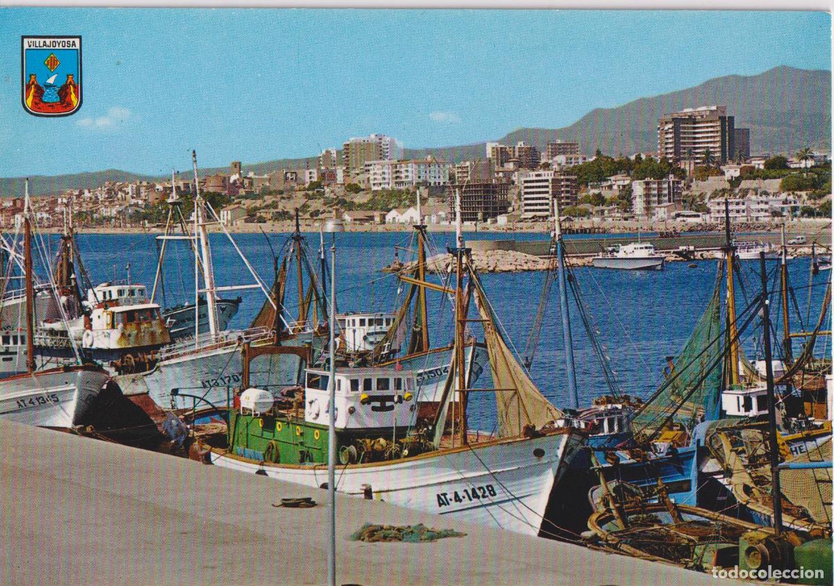 Postales: VILLAJOYOSA (ALICANTE) VISTA DESDE EL PUERTO - FOTOGRAFIA HNOS.GALIANA N&ordm;16 - S/C