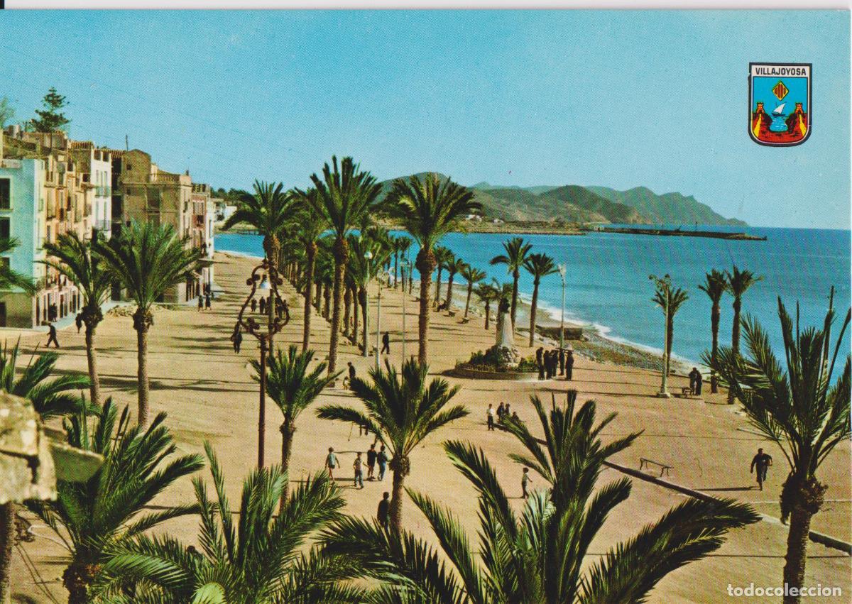 Postales: VILLAJOYOSA (ALICANTE) PASEO DOCTOR ESQUERDO- FOTOGRAFIA HNOS.GALIANA N&ordm;9 - S/C
