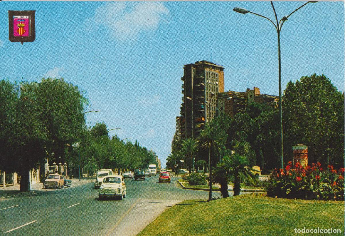 Postales: VALENCIA, AVENIDA DEL BOT&Aacute;NICO CABANILLES - ESCUDO DE ORO N&ordm;1402 - S/C
