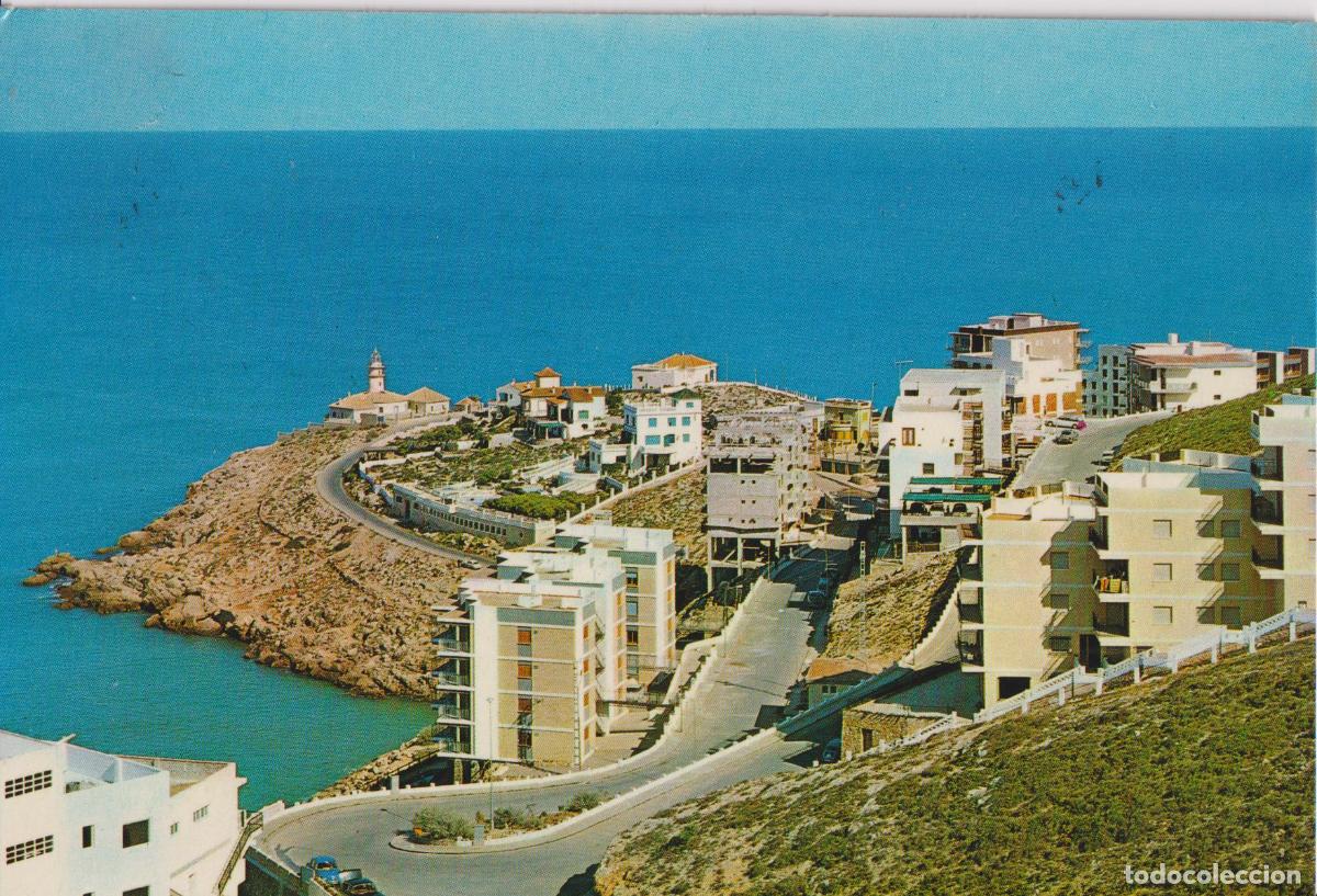 Postales: CULLERA (VALENCIA) EL FARO - KOLOR ZERKOWITZ SERIE 19 N&ordm;308 - CIRCULADA