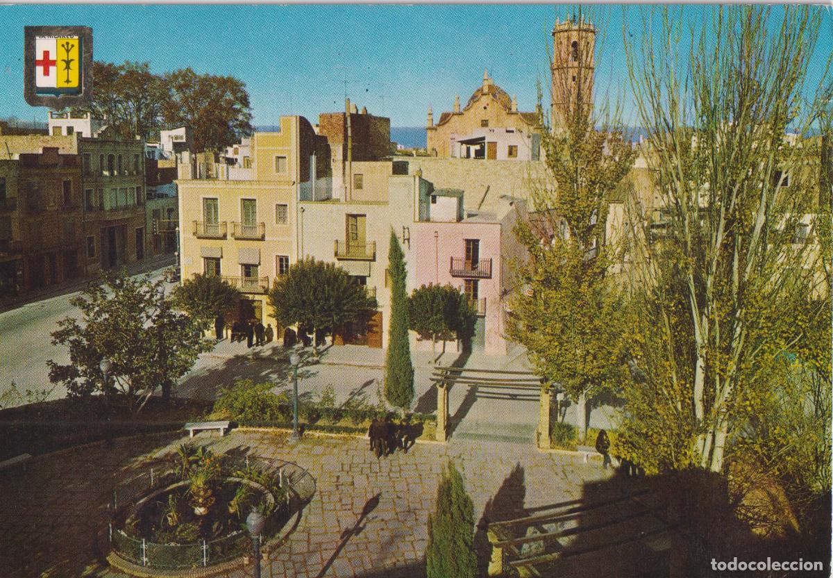 Postales: BENICARLO (CASTELLON) PLAZA DEL GENERAL&Iacute;SIMO - ESCUDO DE ORO N&ordm;10 - CIRCULADA