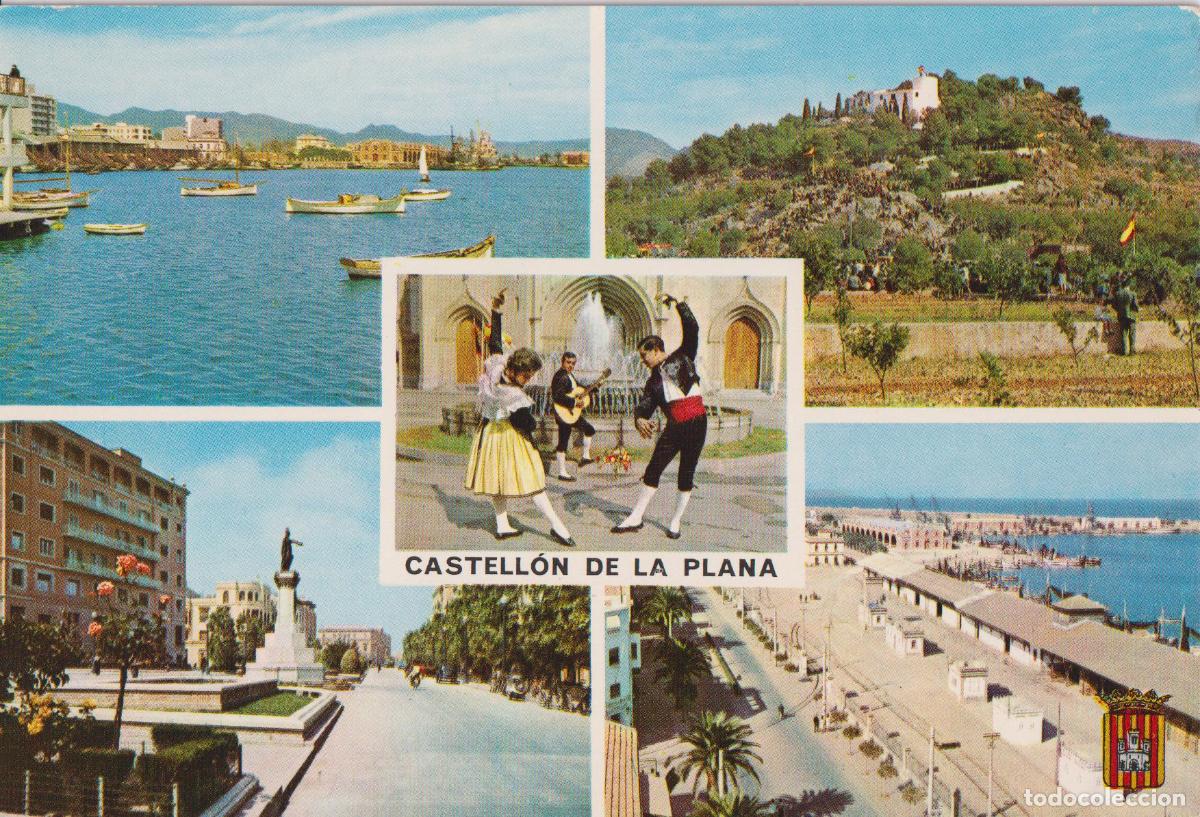 Postales: CASTELLON DE LA PLANA, PUERTO, BAILE T&Iacute;PICO, AVDA.REY D.JAIME - A.CAMPA&Ntilde;A N&ordm;50107 - S/C