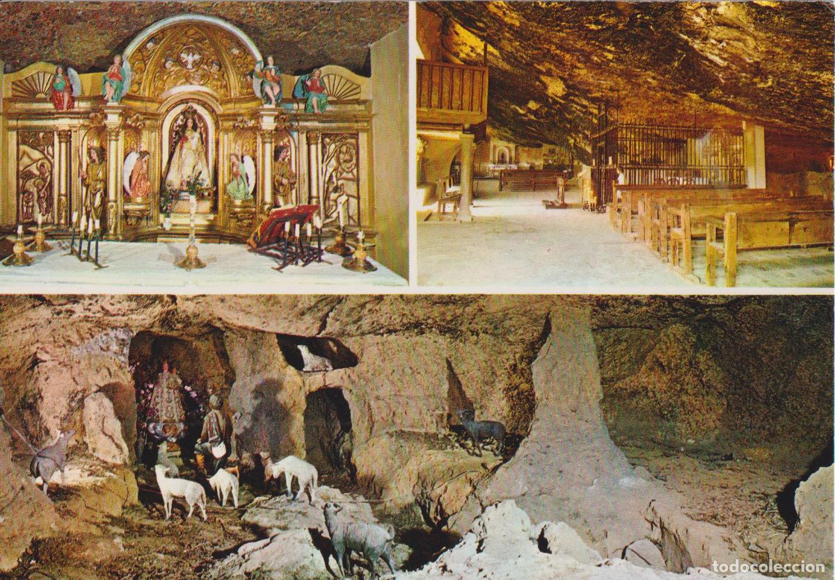 Postales: ZORITA DEL MAESTRAZGO (CASTELLON) GRUTA DE NTRA.SRA. DE LA BALMA, ALTAR - V.C.FABREGAT 12 - S/C