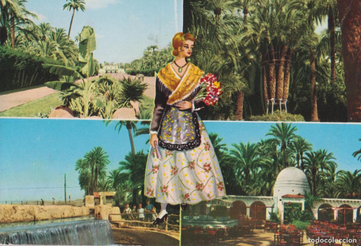 Postales: ELCHE, TRAJE REGIONAL ALICANTINO - EDICIONES FOTO RELIEVE LLOPIS - CIRCULADA