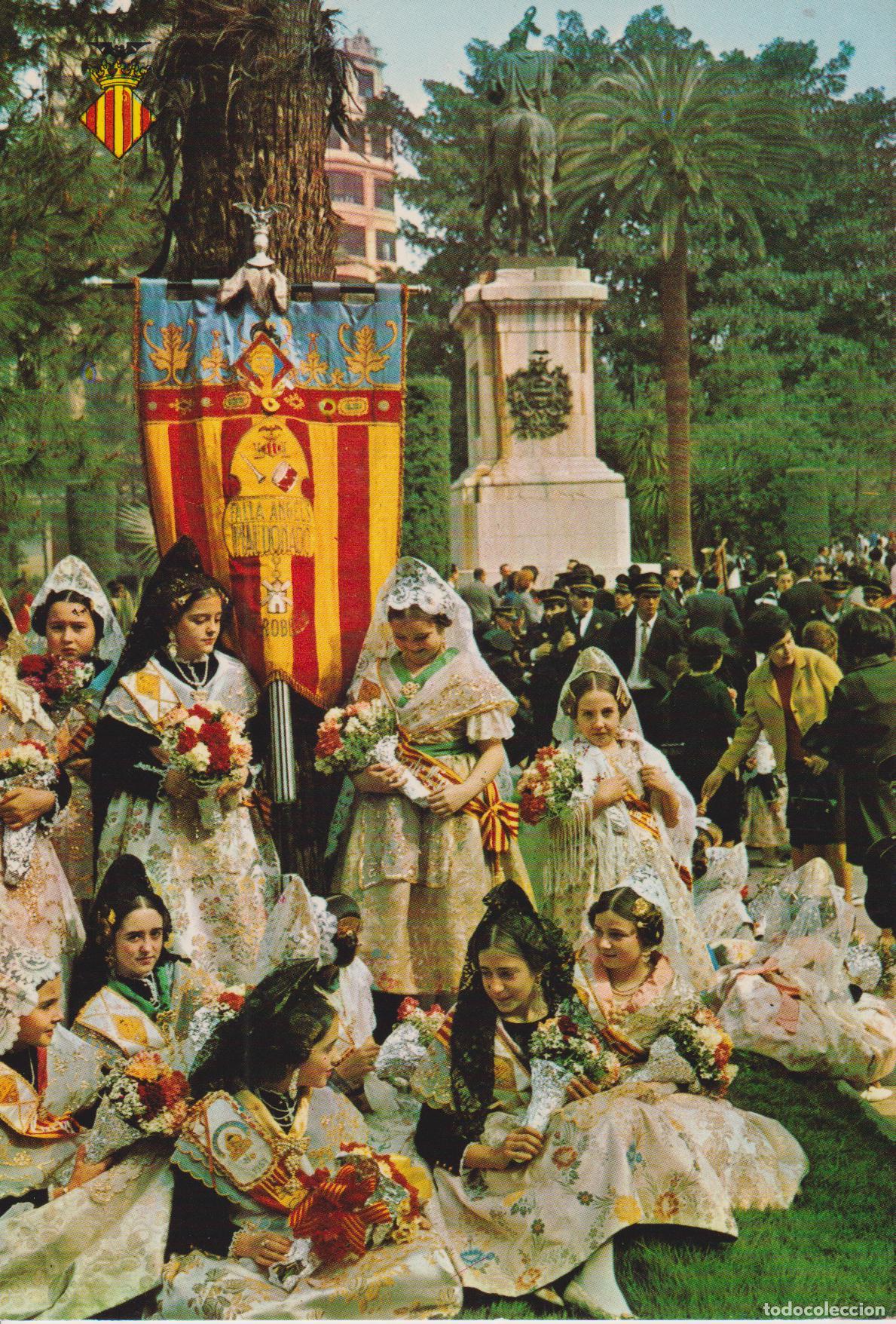 Postales: VALENCIA, SEMANA FALLERA, DIA DE LA OFRENDA - KOLOR ZERKOWITZ N&ordm;366 - S/C