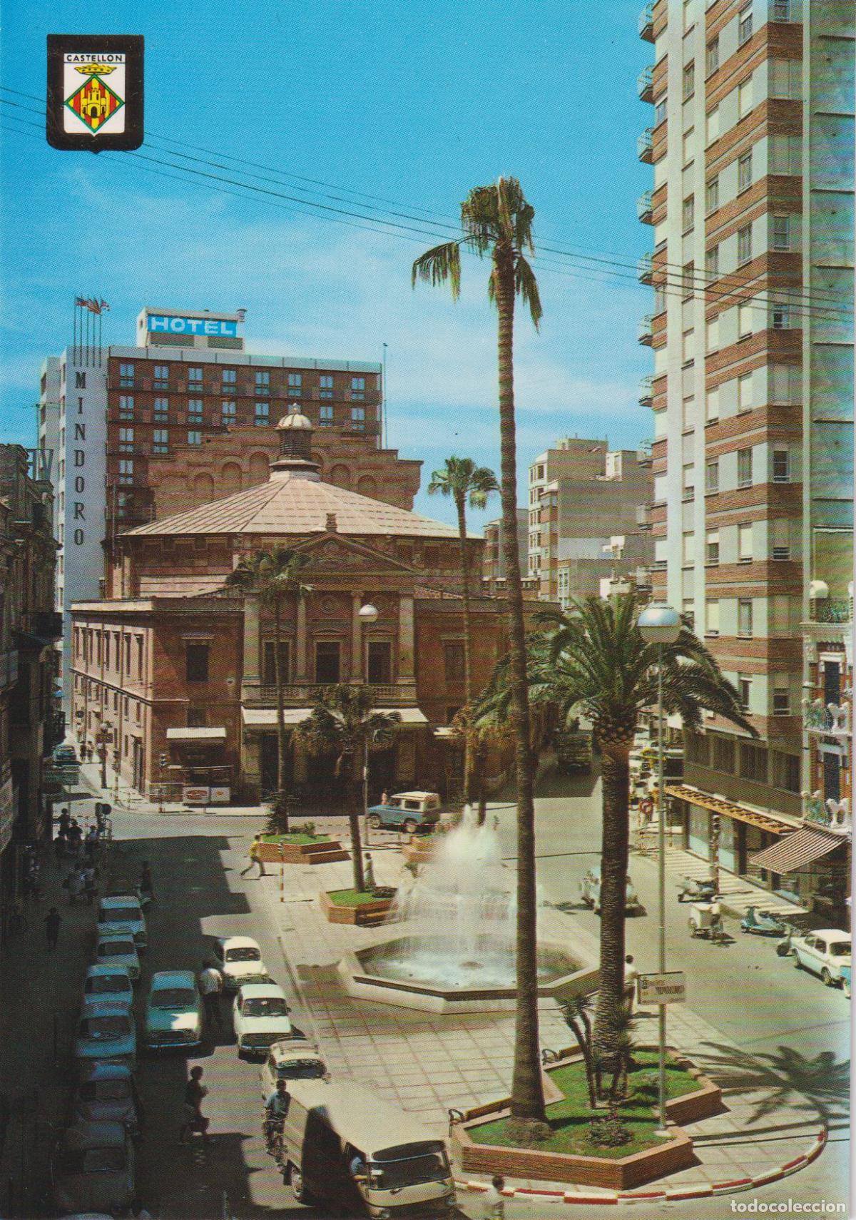 Postales: CASTELLON DE LA PLANA, PLAZA DE LA PAZ - ESCUDO DE ORO N&ordm;83 - S/C