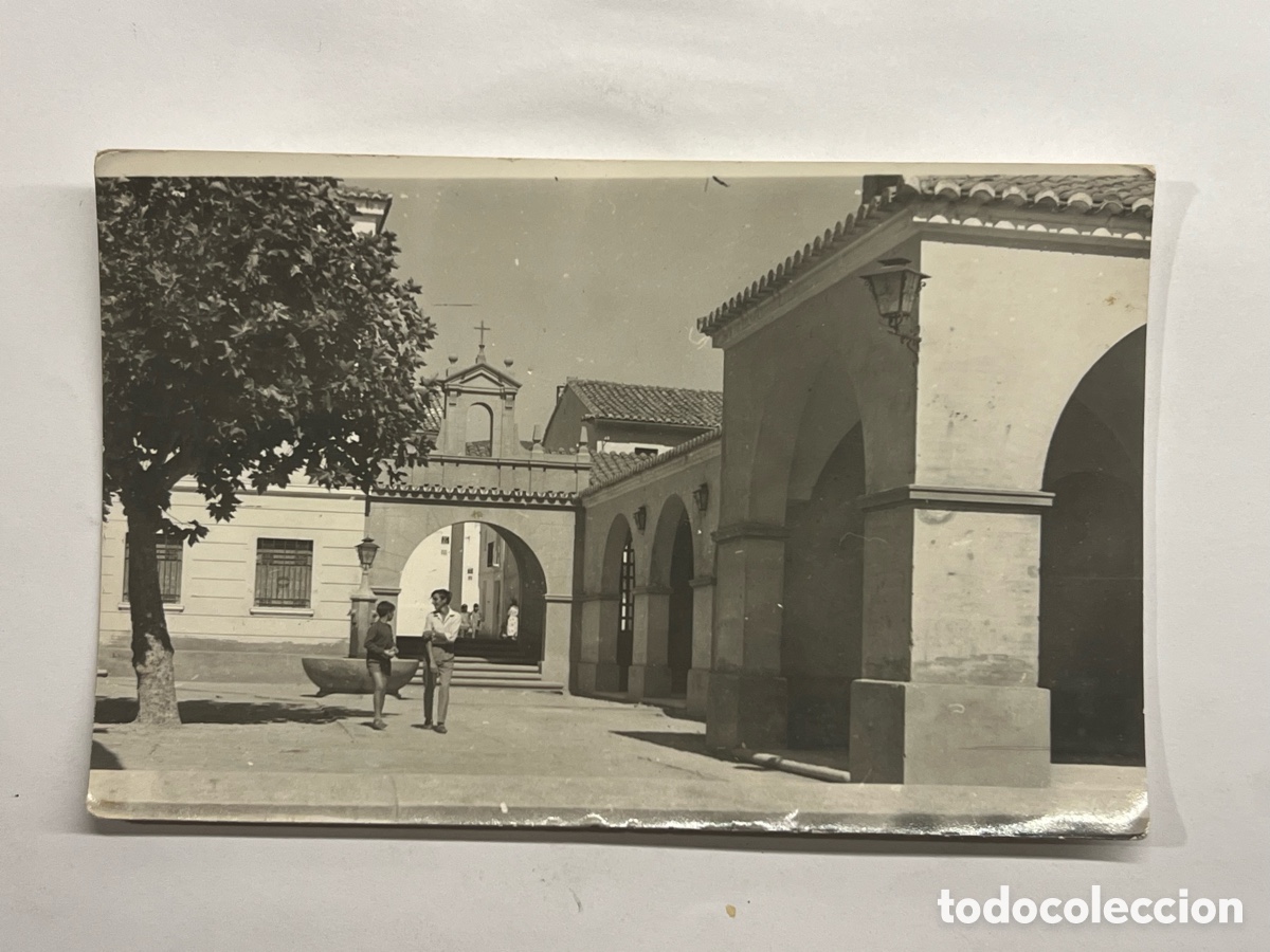 Postales: ALGIMIA DE ALFARA (Valencia) Postal Plaza Mayor. Vista parclal (h.1950?) sin datos editor S/C