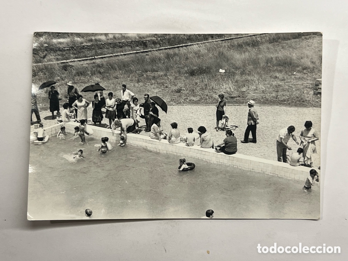 Postales: ALGIMIA DE ALFARA (Valencia) Postal animada. Vista parcial de la Piscina Municipal (h.1960?)