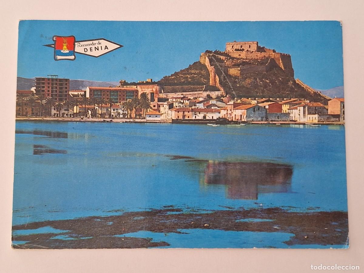 Postales: TARJETA POSTAL ALICANTE DENIA VISTA PARCIAL Y CASTILLO RV-3062