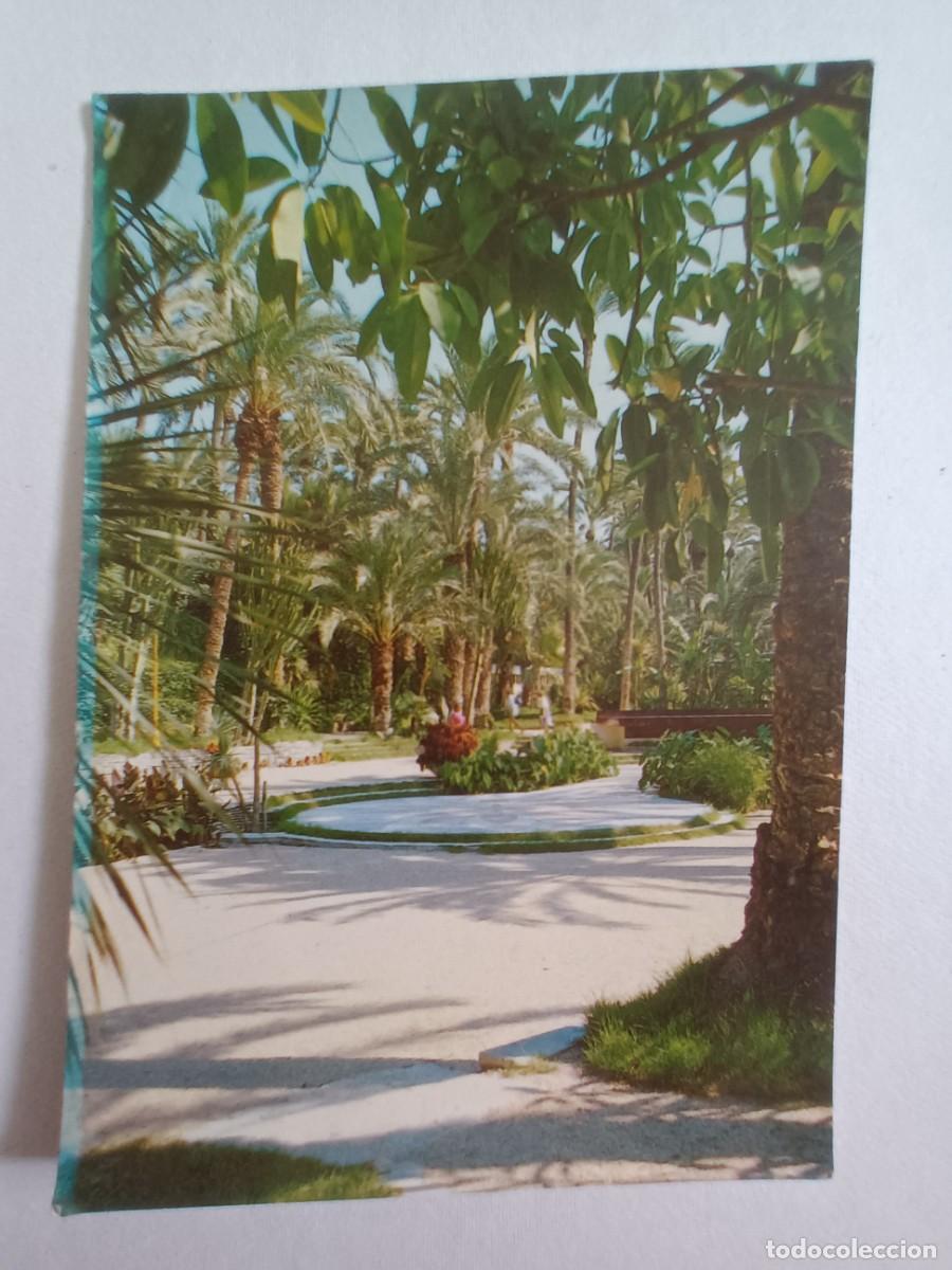 Postales: ELCHE (ALICANTE). PARQUE MUNICIPAL (1985) - FRANQUEO