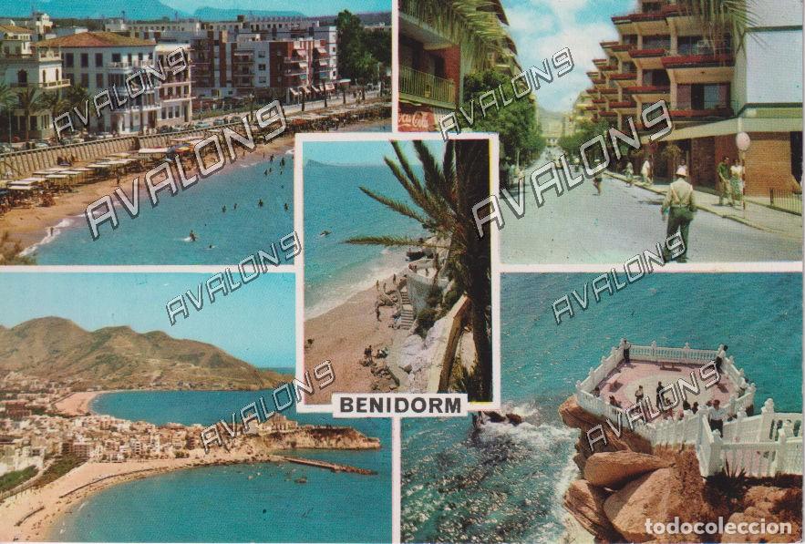 Postales: 5 Vistas de Benidorm (Alicante) - Sin Circular - A&ntilde;os 60