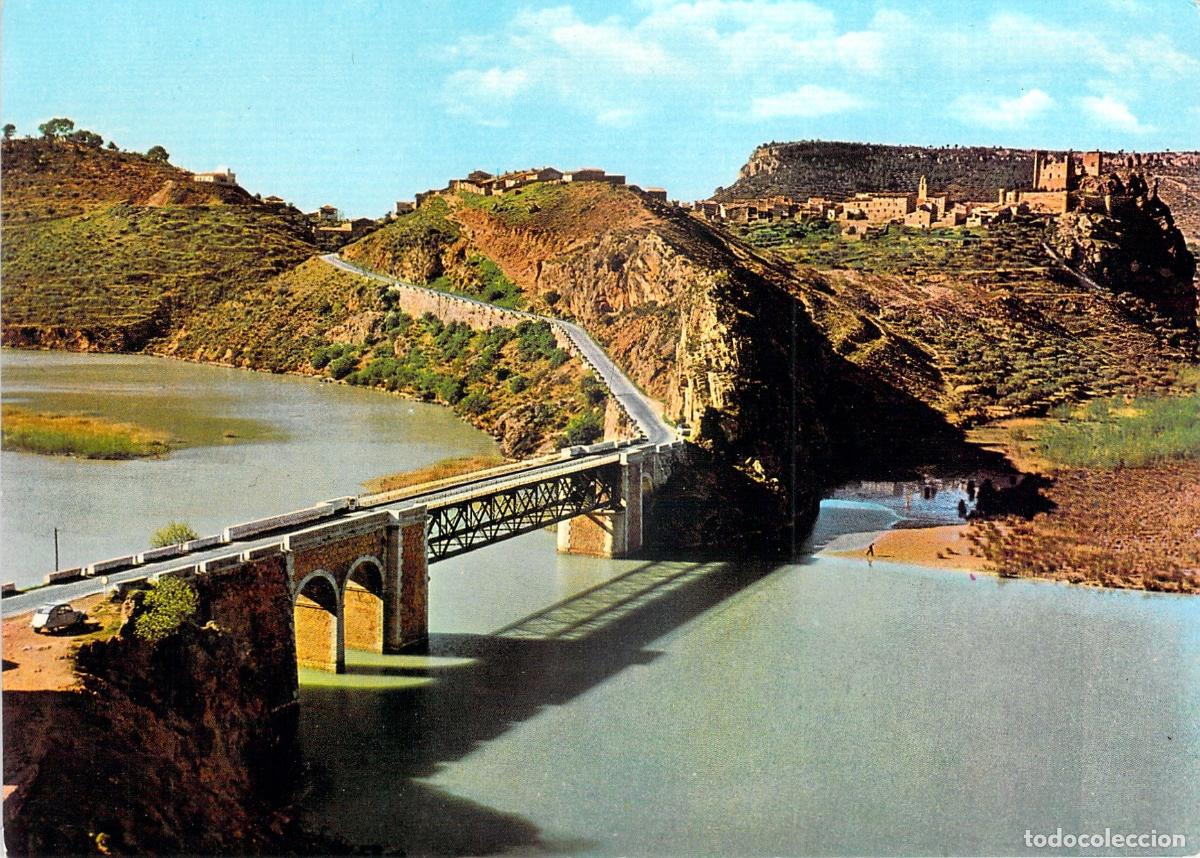 Postales: Postal de Cofrentes Valencia Confluencia R&iacute;os J&uacute;car y Cabriel