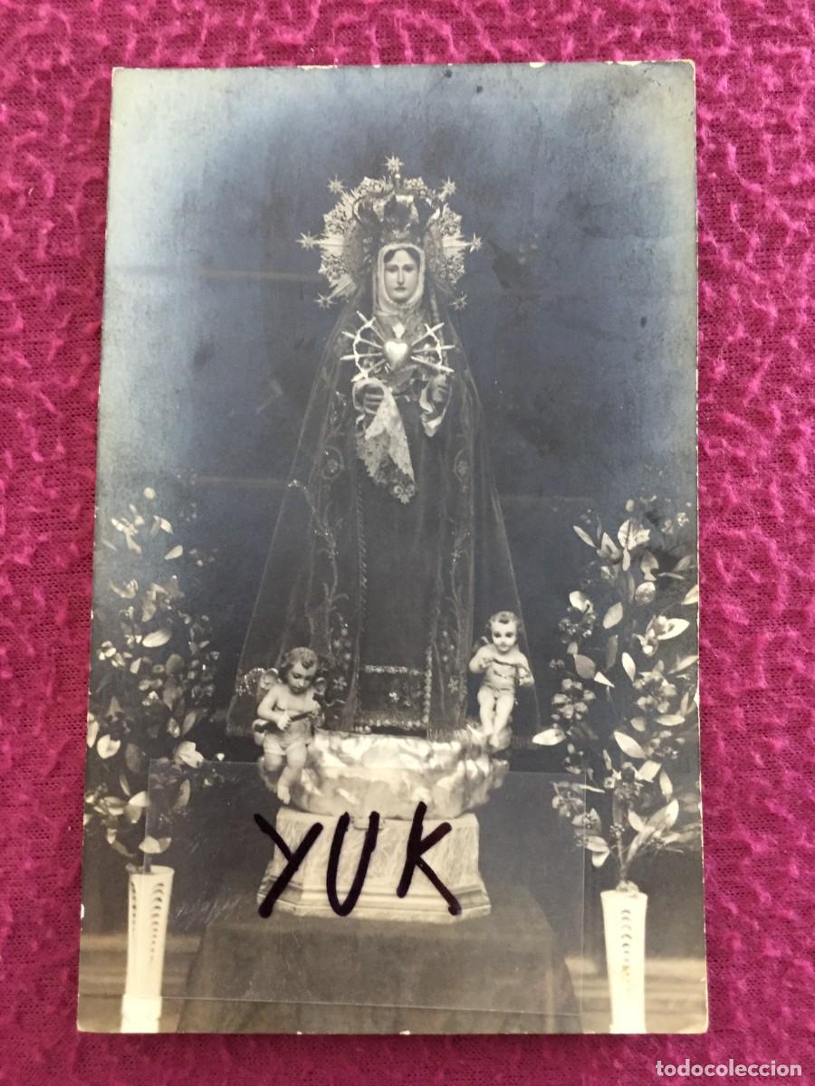 Postales: FOTO POSTAL D LA CORONACION DE NUESTRA SE&Ntilde;ORA DE LOS DOLORES D MISLATA VALENCIA 12 DE ABRIL DE 1925