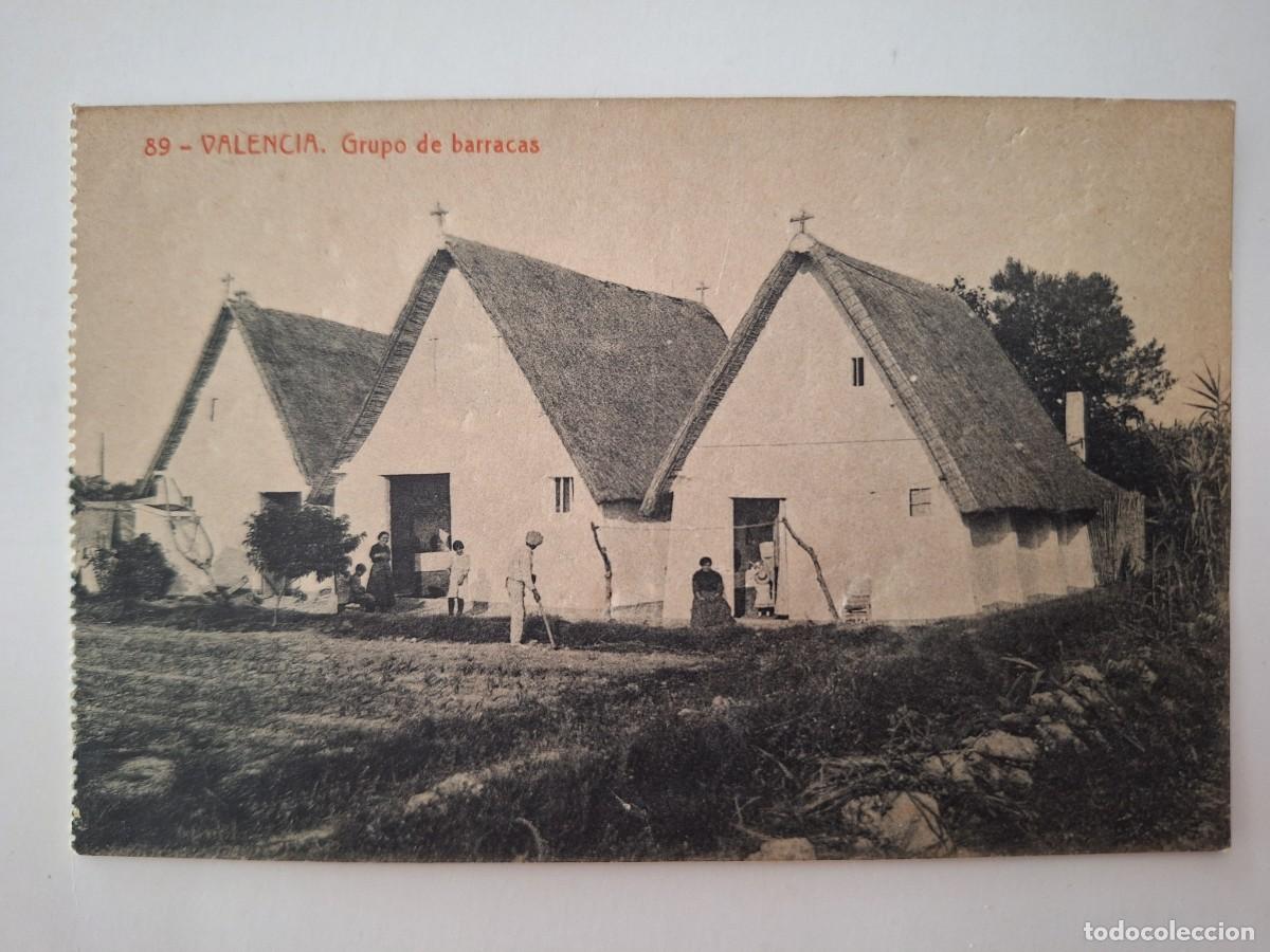 Postales: TARJETA POSTAL VALENCIA GRUPO DE BARRACAS RV 3078