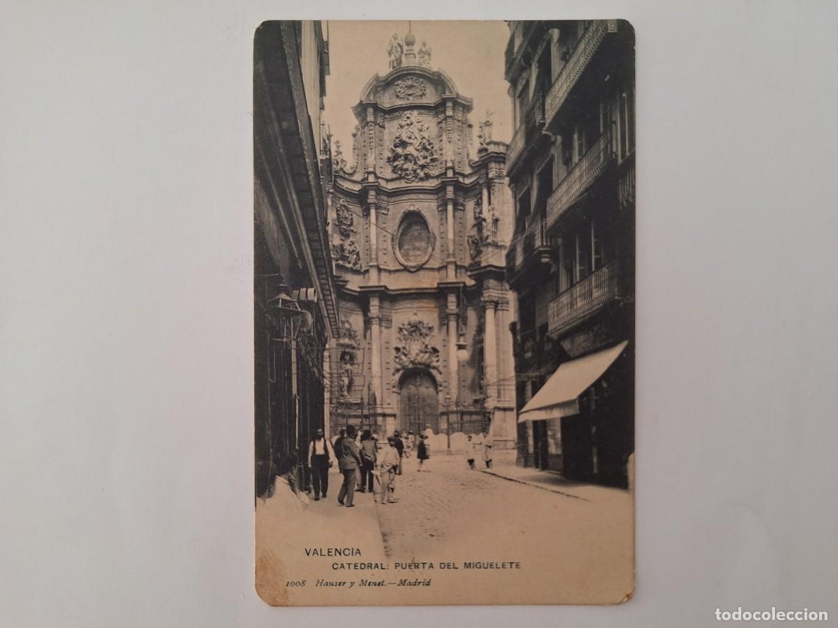 Postales: TARJETA POSTAL VALENCIA CATEDRAL PUERTA DEL MIGUELETE RV 3083