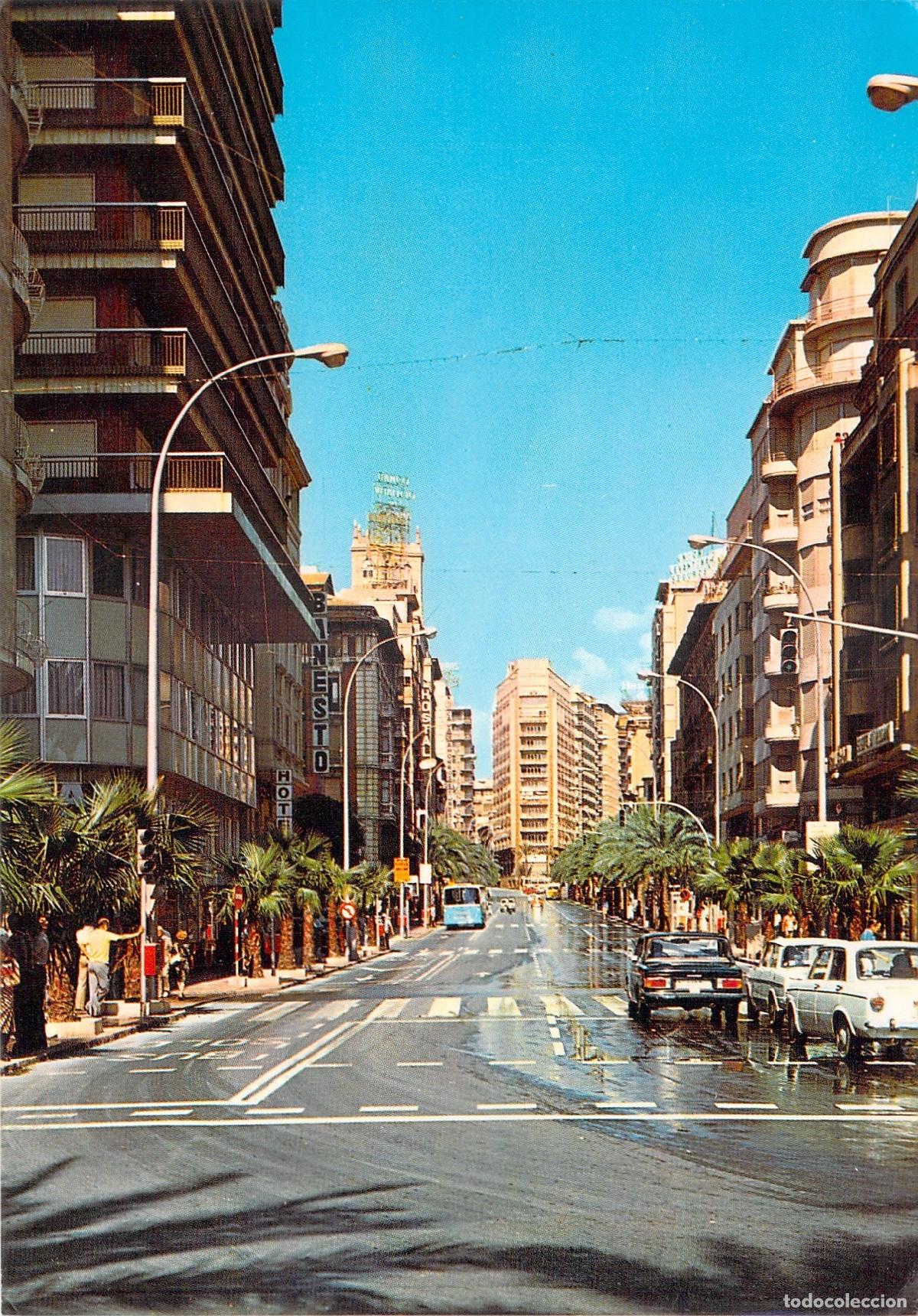 Postales: Postal de la Rambla de Mendez Nu&ntilde;ez en Alicante