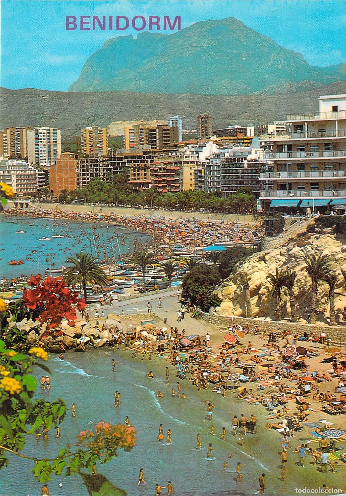 Postales: Postal de Playa de Poniente en Benidorm