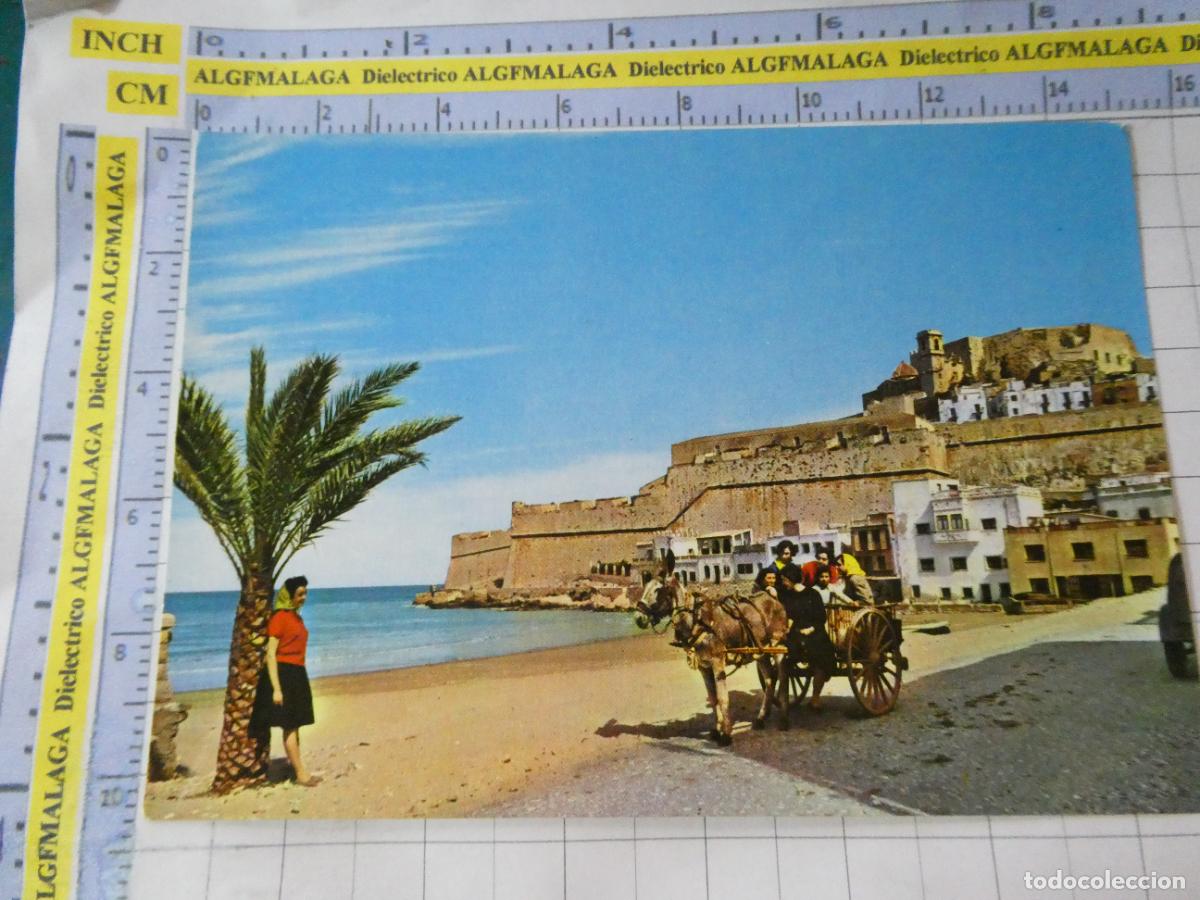 Cartoline: POSTAL DE CASTELL&Oacute;N. A&Ntilde;O 1960. PE&Ntilde;&Iacute;SCOLA DETALLE CARRETA 5332 SOBERANAS. 3126