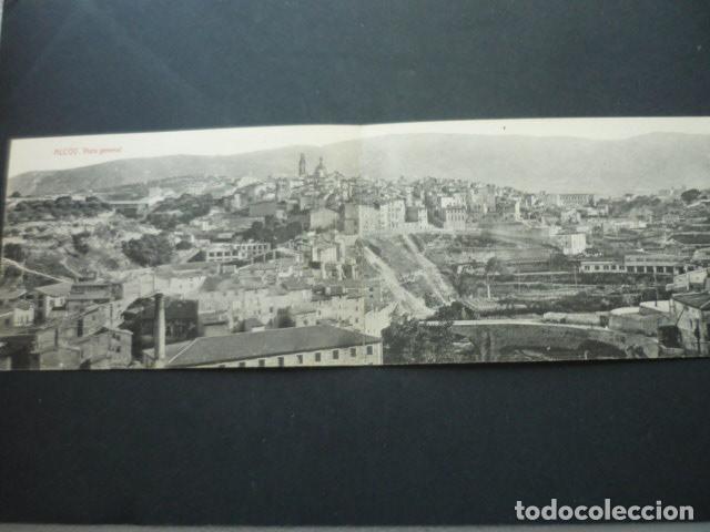 Postales: ALCOY ALICANTE VISTA GENERAL POSTAL DOBLE