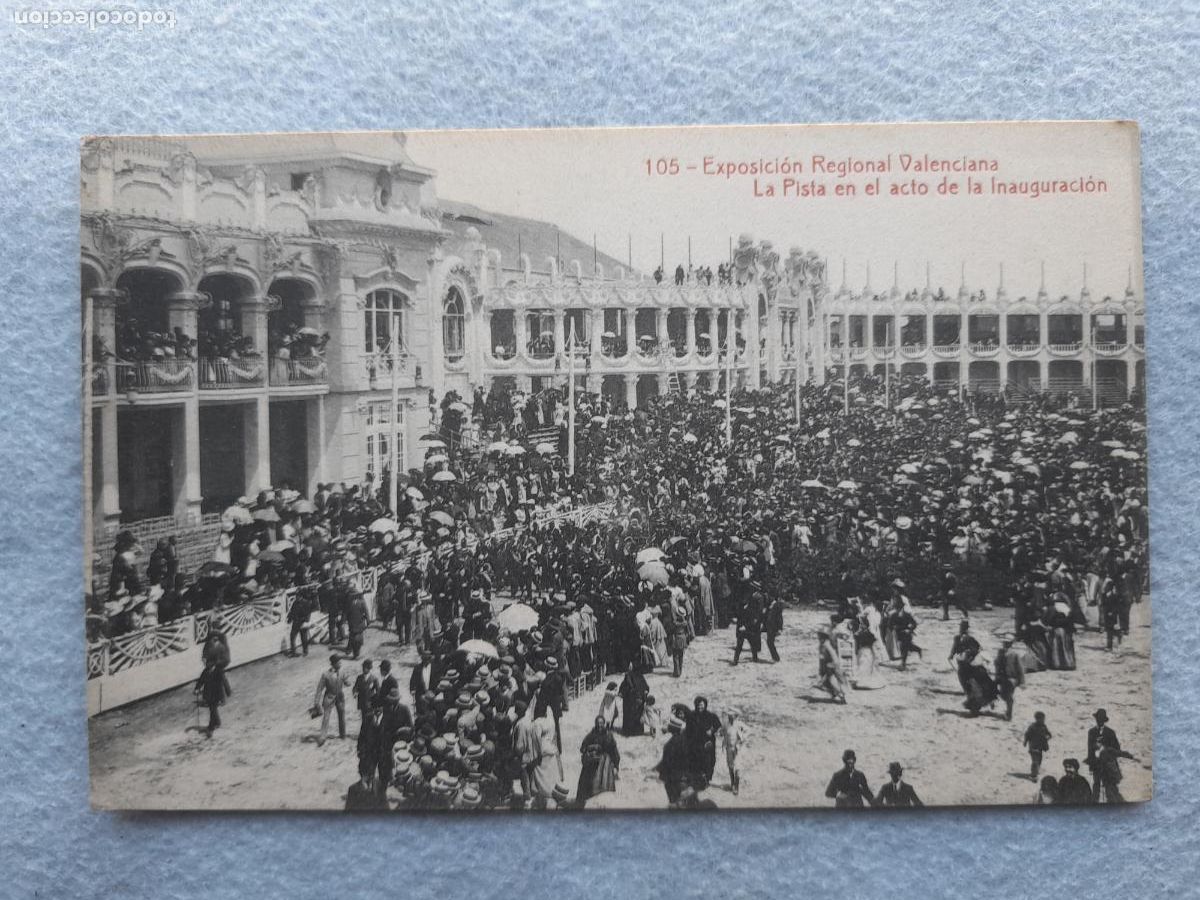 Postales: Exposici&oacute;n Regional Valenciana. La Pista en el acto de la Inauguraci&oacute;n.