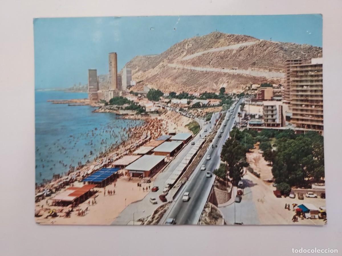 Postales: POSTAL ALICANTE PLAYA DE LA ALBUFERETA. 1966. CIRCULADA. ARRIBAS 2128