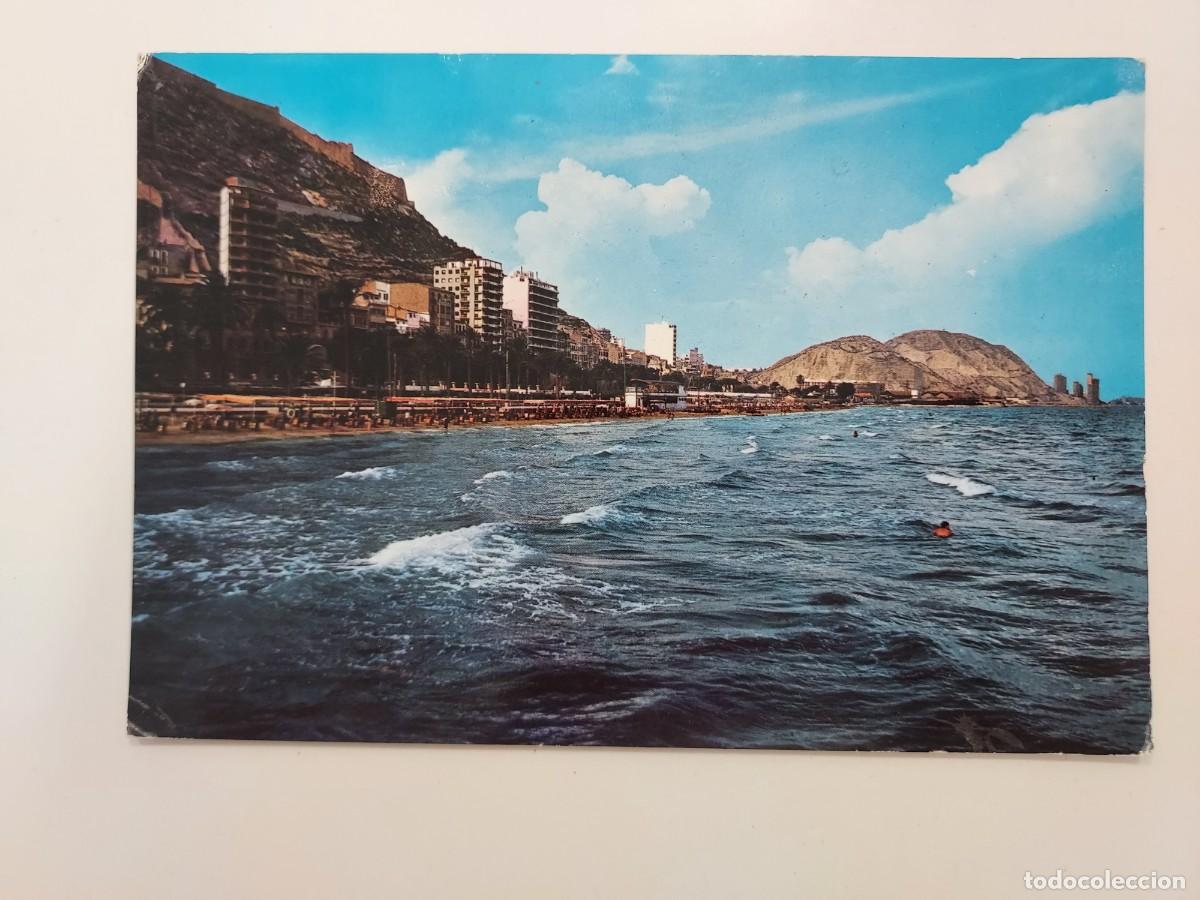 Postales: POSTAL ALICANTE PLAYA DEL POSTIGUET. 1967. ESCRITA. BERNABEU 24