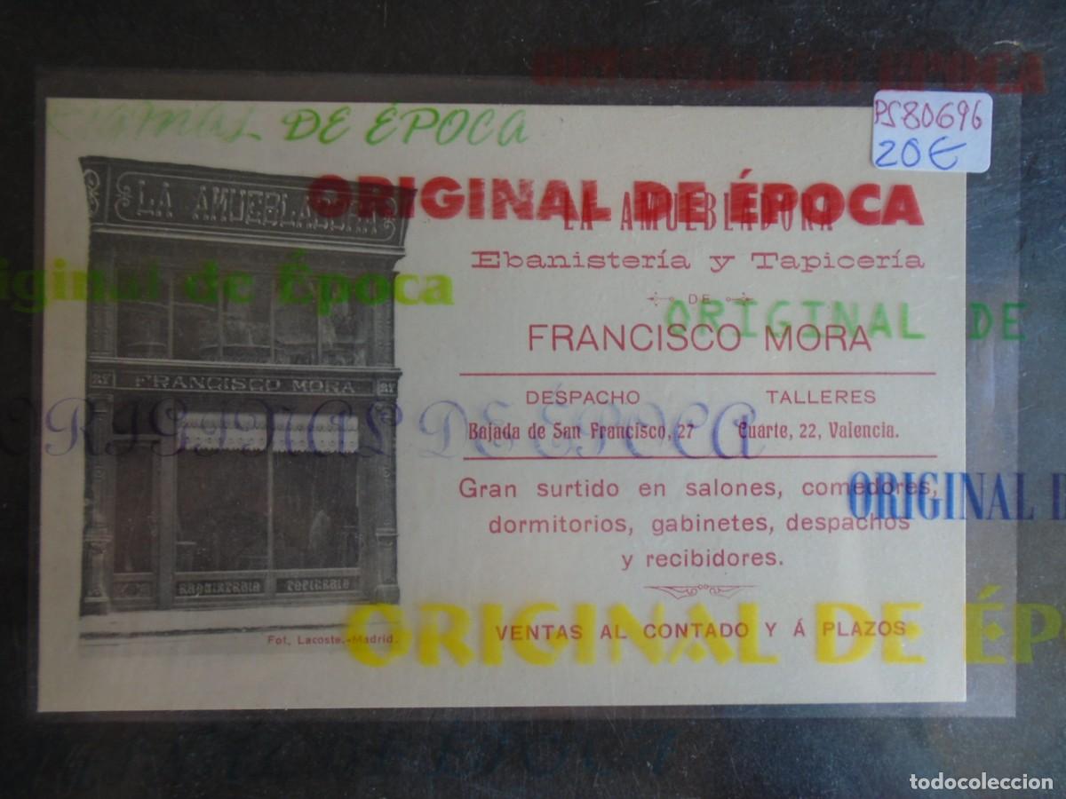 Postales: (PS-80696)POSTAL DE VALENCIA-LA AMUEBLADORA.EBANISTERIA Y TAPICERIA
