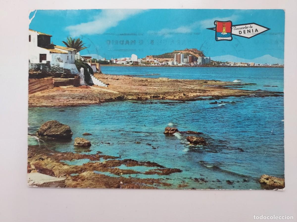 Postales: POSTAL DENIA LAS ROTAS Y AL FONDO DENIA. 1967. CIRCULADA. PERGAMINO 3188. ALICANTE