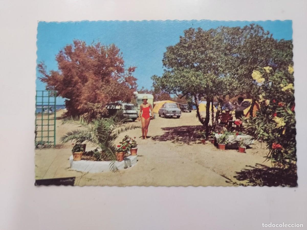 Postales: POSTAL DENIA CAMPING LAS BRISAS. 1962. SIN CIRCULAR. VALMAN 468. ALICANTE