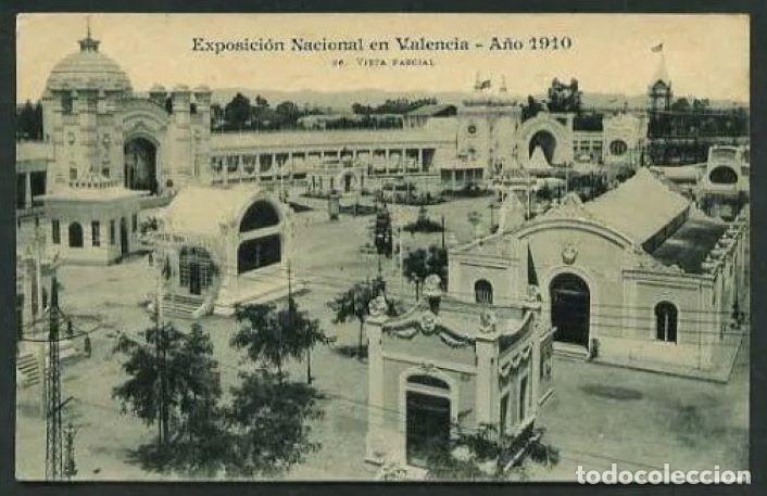 Postcards: Valencia. Expo. Nac. en Valencia 1910. *Vista parcial* Ed. Andr&eacute;s Fabert n&ordm; 36. Nueva.