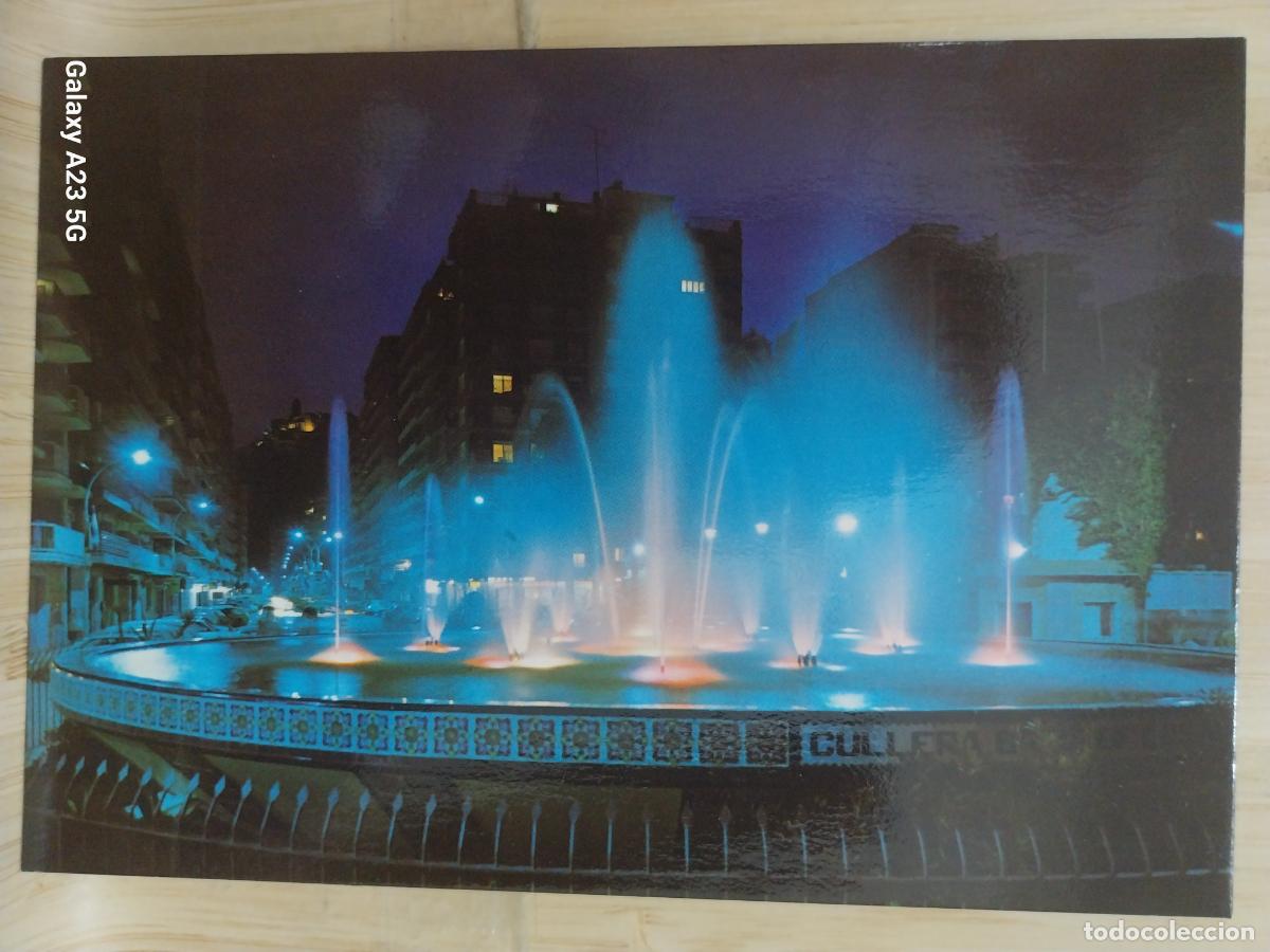Postales: CULLERA FUENTE NOCTURNA ED DURA VELASCO 1283 SC ORIGINAL