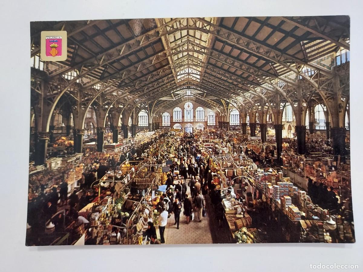 Postales: POSTAL VALENCIA MERCADO CENTRAL INTERIOR. 1963. SIN CIRCULAR. SUBIRATS 1008