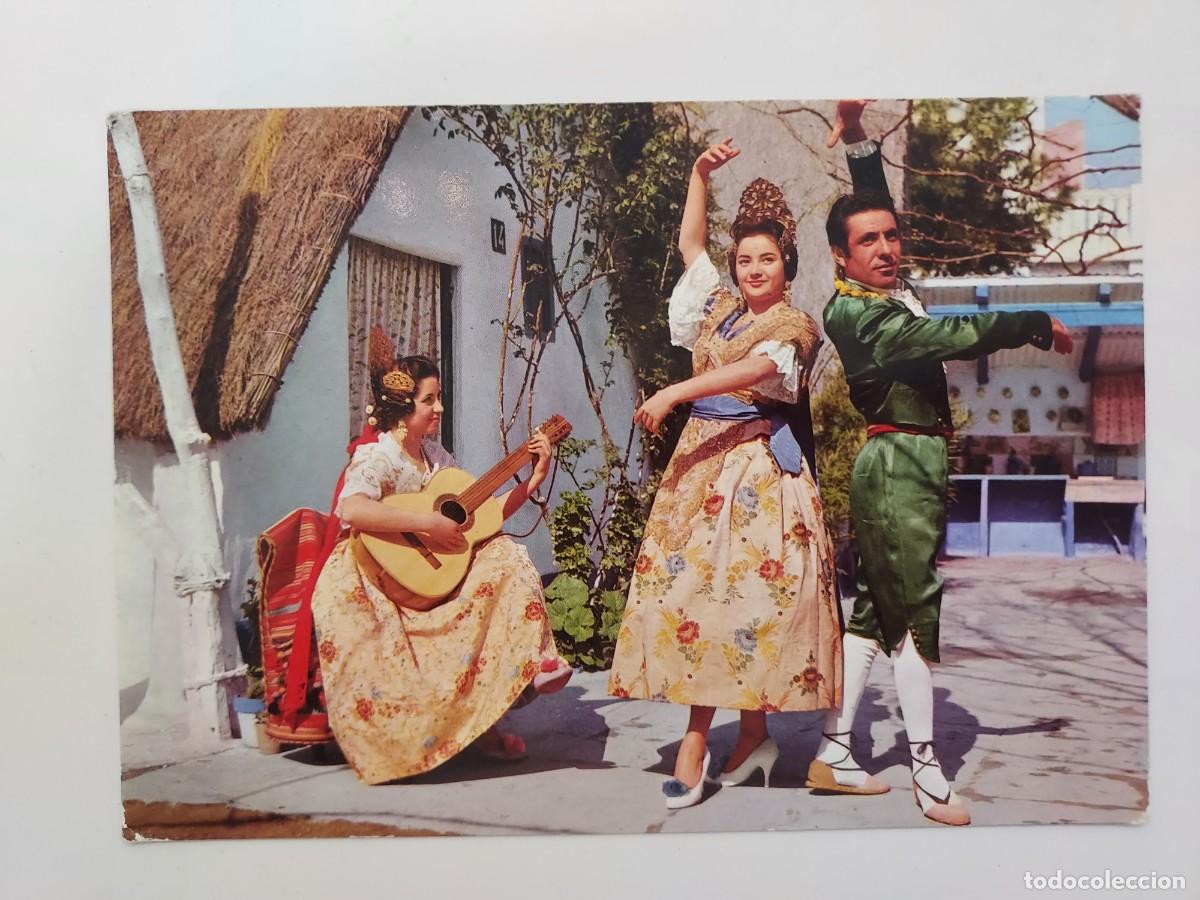 Postales: POSTAL VALENCIA BAILES TIPICOS. 1961. SIN CIRCULAR. EDICIONES HEFE 44. TRAJE REGIONAL GUITARRA