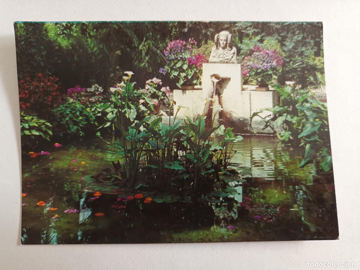 Postales: ELCHE (ALICANTE). HUERTO DEL CURA. TOCADOR DE LA DAMA DE ELCHE (1968?) - FRANQUEO